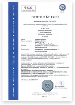 Certifik�ty k fisk�lnym tla�iar�am